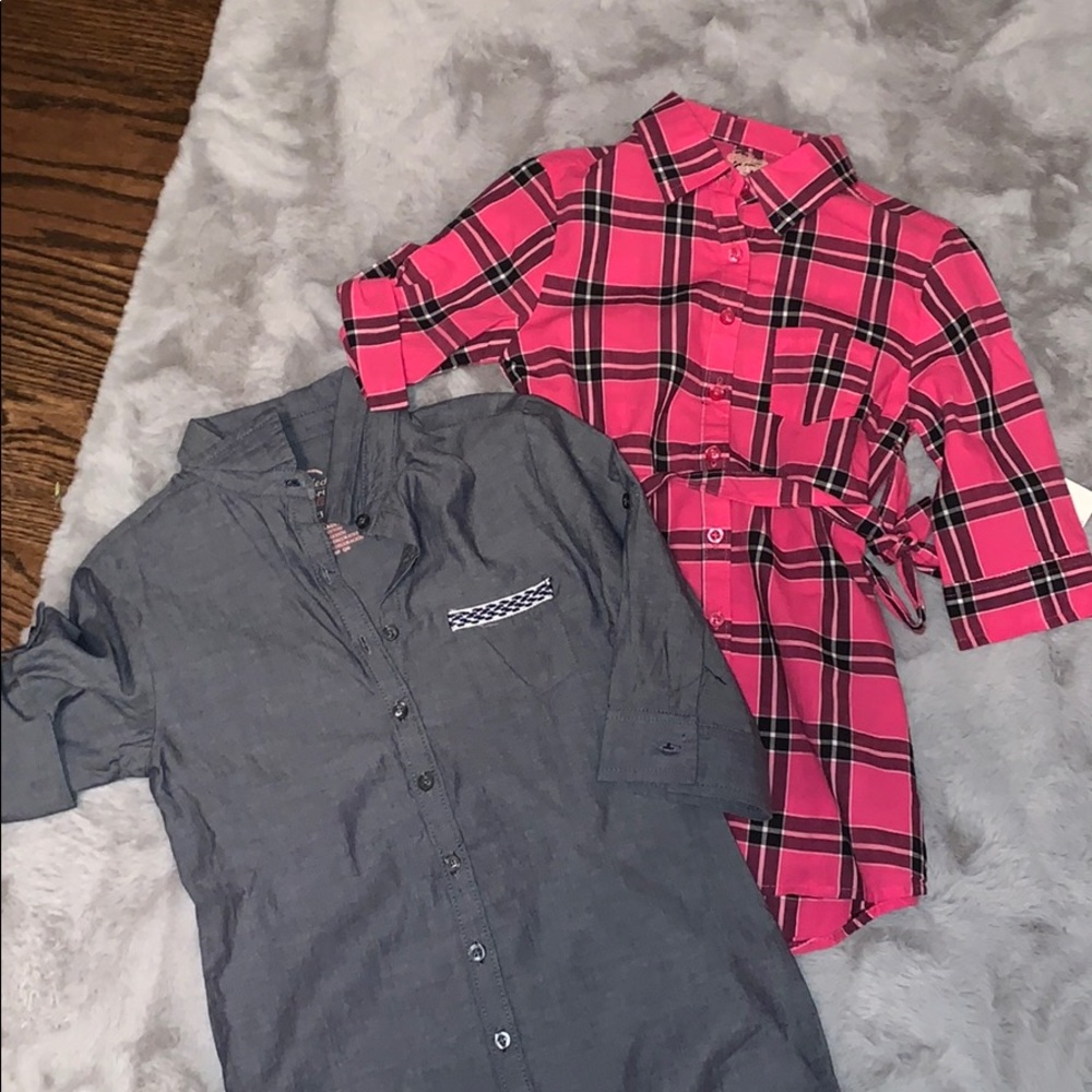 NWT 2 Girls Tunic Tops